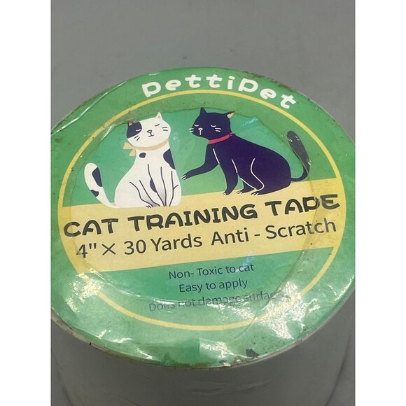 petti pet cat training tape 4" x 30 yards anti-scratch non-toxic to cat NEW - Picture 2 of 6